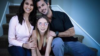 Macy Meadows, Alexis Zara - Lonely Foster Daughter Offers Her Body