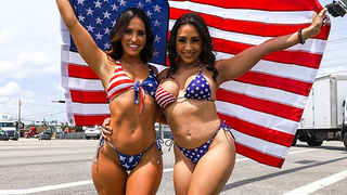 Kelsi Monroe & Lilly Hall - 4th July
