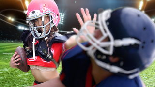 Alexia Anders - Most Petite Football Player