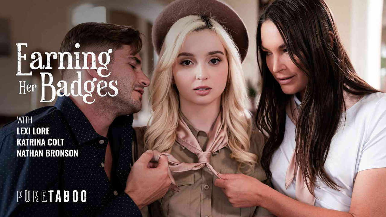 Lexi Lore & Katrina Colt - Earning Her Badges - Porn00