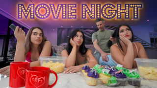 Sophia Burns, Holly Day & Nia Bleu - Movie Night