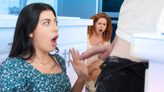 Gal Ritchie & Molly Manning - Family Threesome