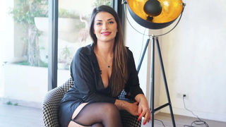 Angelika - A Curvaceous Brunette Babe Need Two Cocks For Orgasm