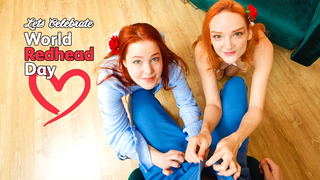 Olivia Trunk & Nicole Murkovski - Redhead Teens Ride A Cock