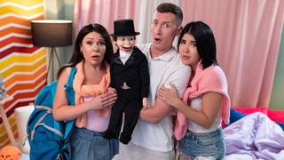 Lady Dee & Lola Bratz - Pervert Doll Made Them Fuck